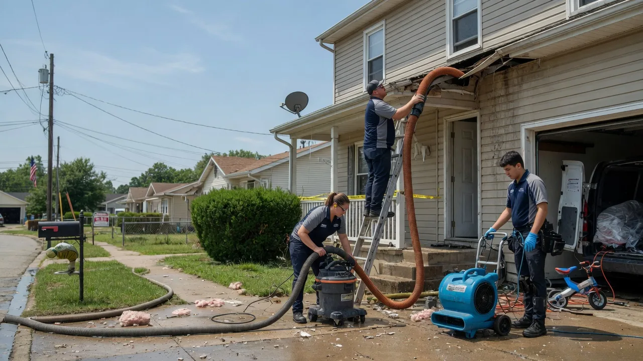 Water Damage Restoration in Prairie City, IL near me